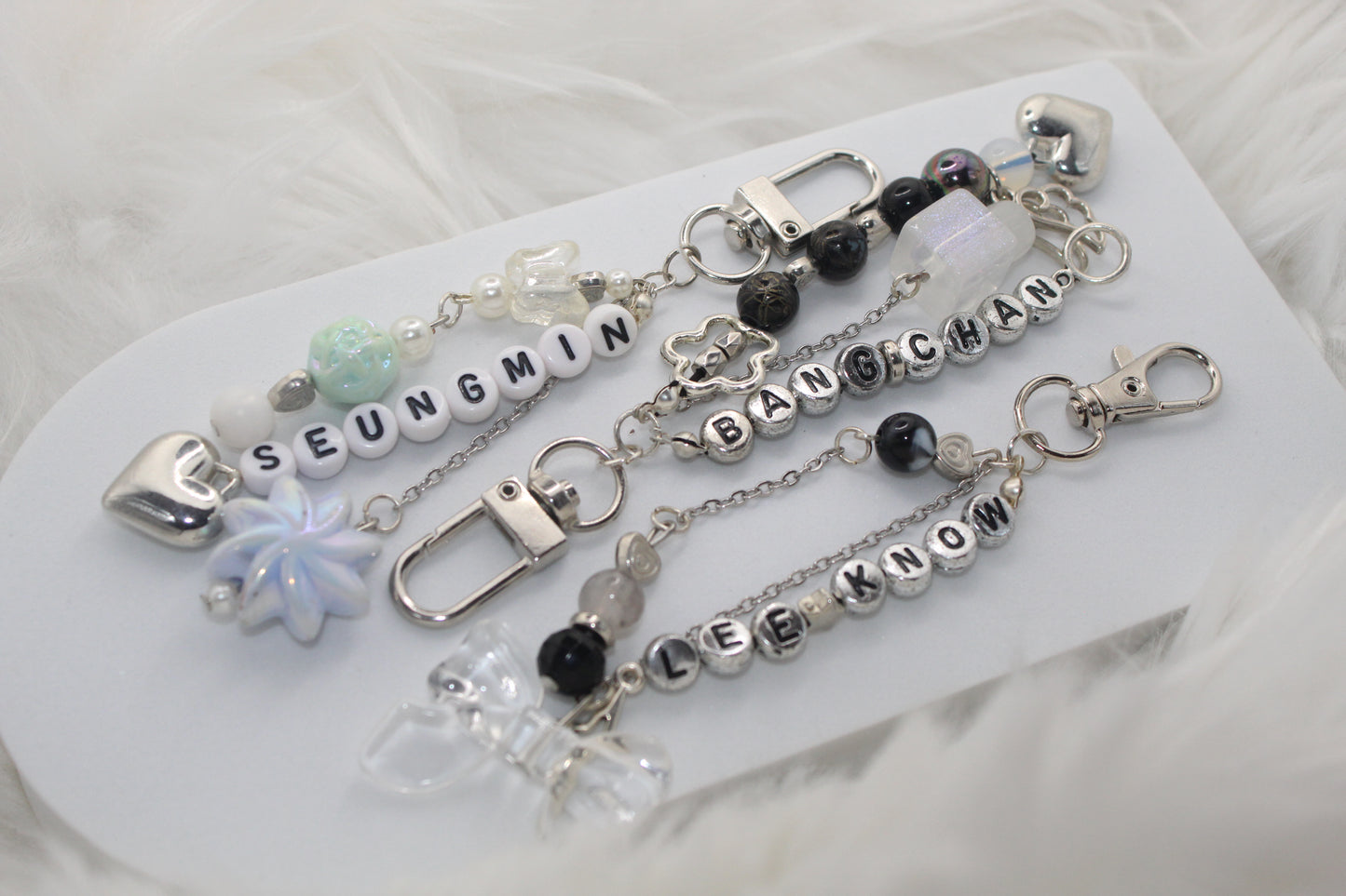 Stray Kids Kpop Beaded Keychain