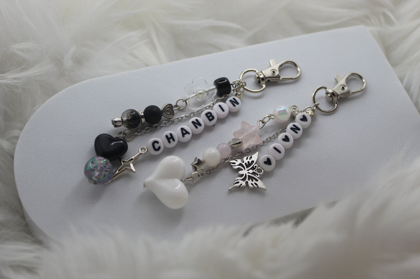Stray Kids Kpop Beaded Keychain