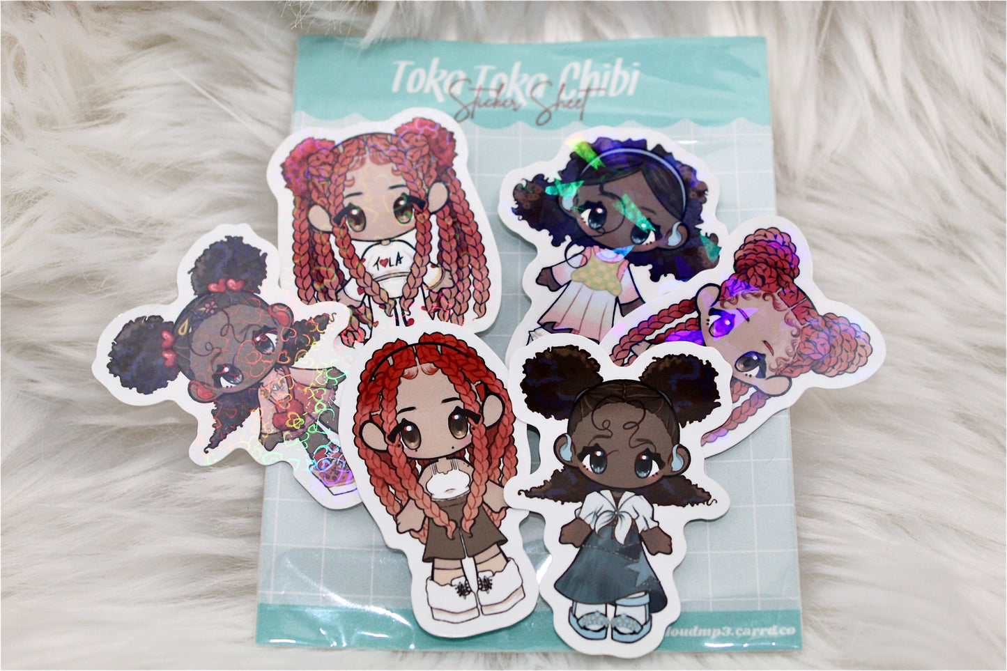 Toka Tola Girls Chibi Sticker Pack