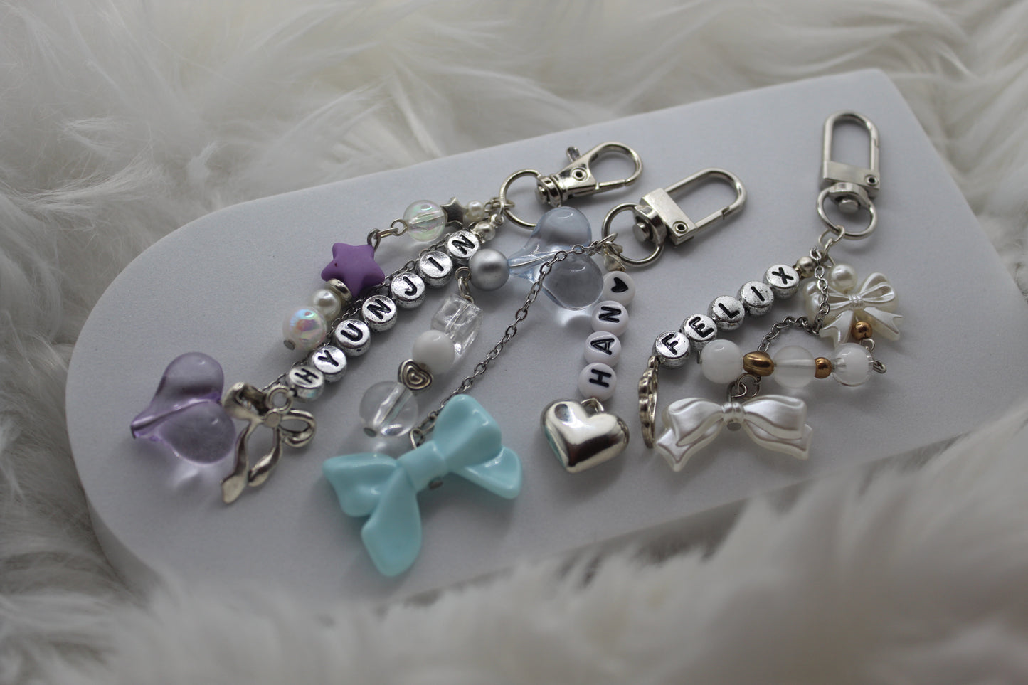 Stray Kids Kpop Beaded Keychain
