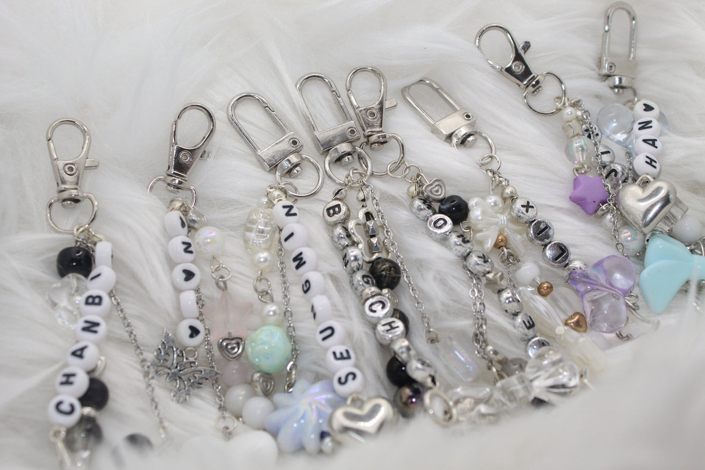 Stray Kids Kpop Beaded Keychain
