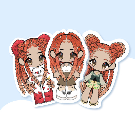 Chassidy Chibi Sticker Pack