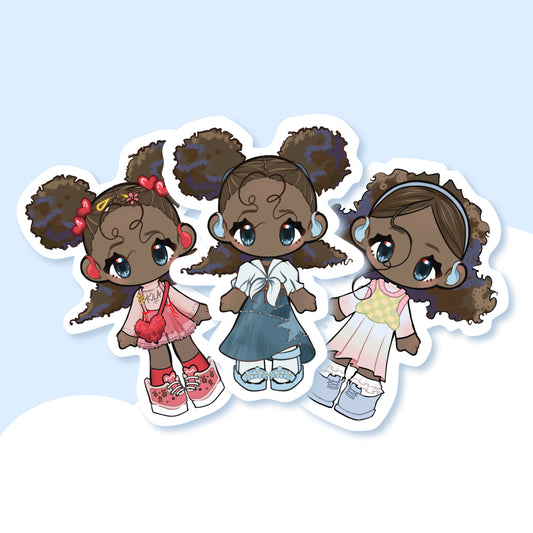 Terafina Chibi Sticker Pack